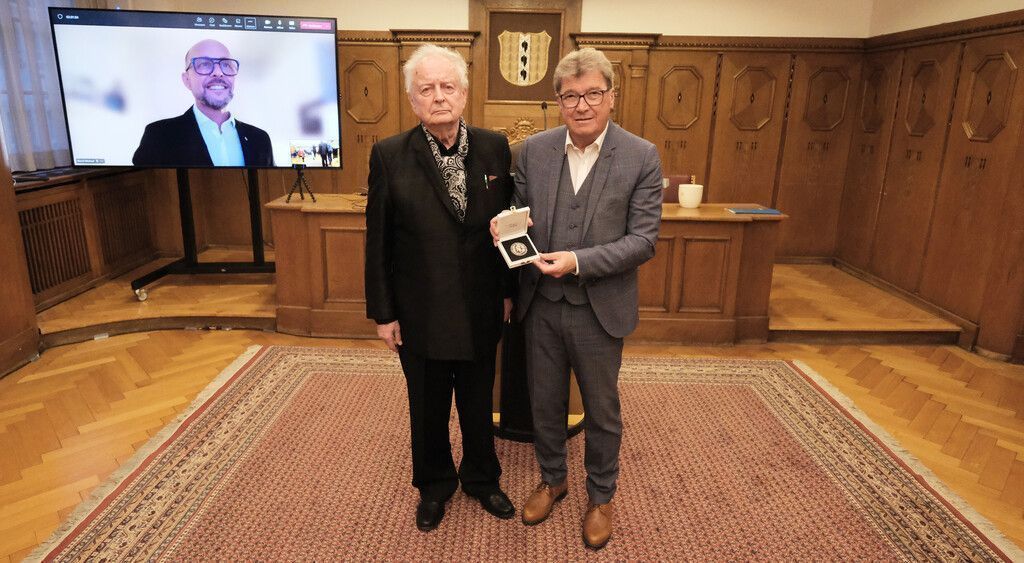 Alfred Wopmann erhielt die Hugo-von-Montfort-Medaille