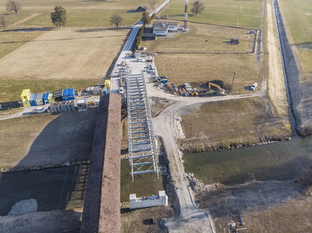 Die neue Senderbrücke ist schon bald am Start. »A9