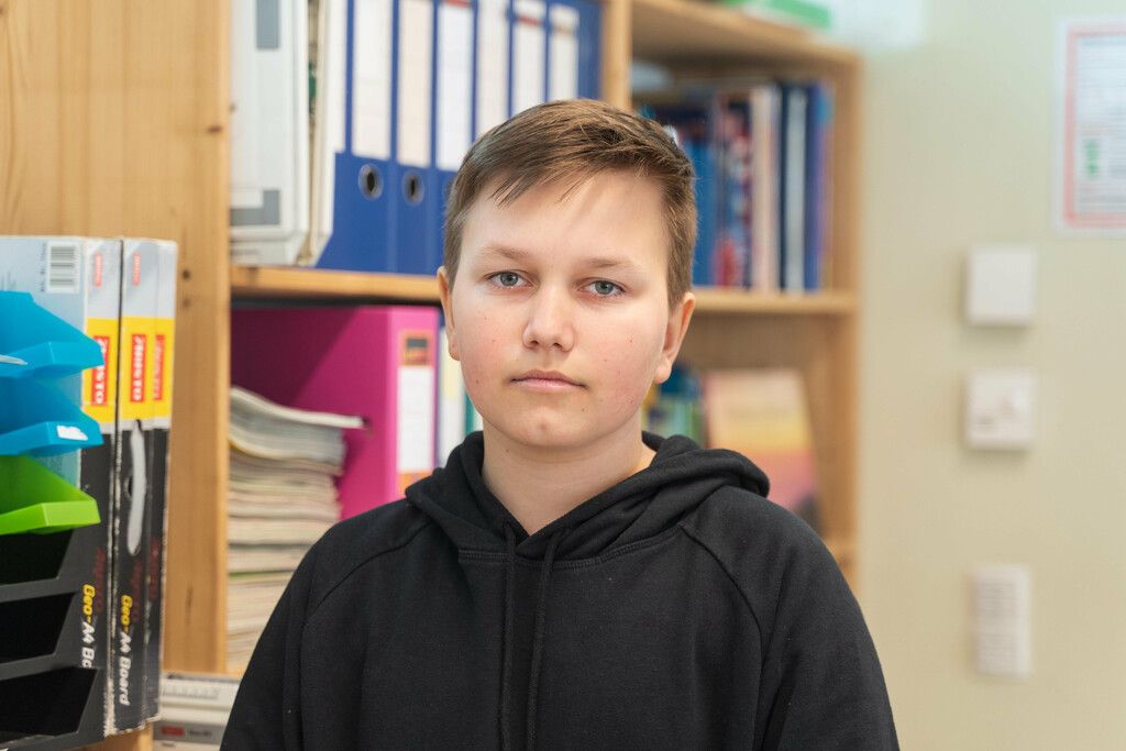 Der 13-jährige Roman aus der Ukraine ist schon ein Höchster geworden. »A2