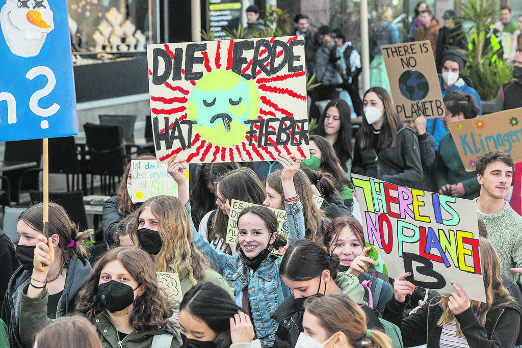Bunter Klimaprotest