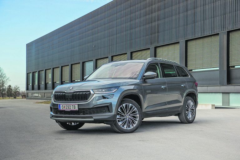 Frische Optik, optimierte Technik: Skoda hat seinem großen SUV, dem Kodiaq, ein Update spendiert.VN/Steurer