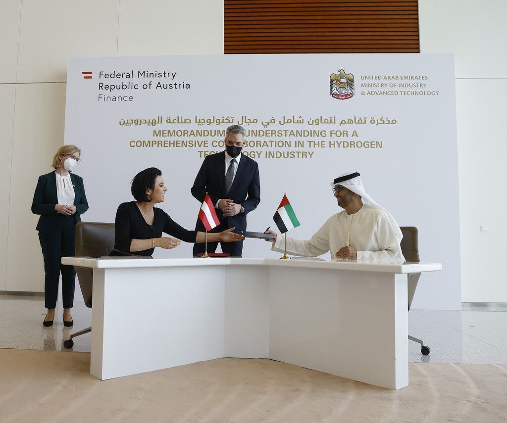 Gas und Wasserstoff aus den Emiraten