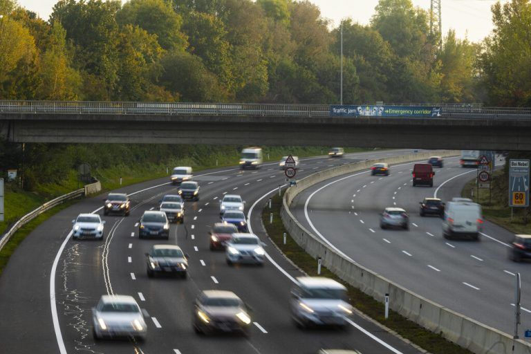 Im Herbst ist der Pkw-Verkehr auf der A14 wieder zurückgegangen. VN/Paulitsch