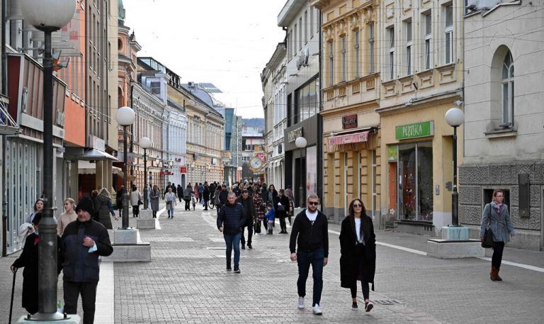 In Banja Luka ist der Unabhängigkeitstag ein normaler Werktag. AFP