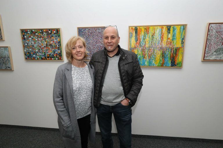 Jeanette und Walter Granig bewunderten die Werke.