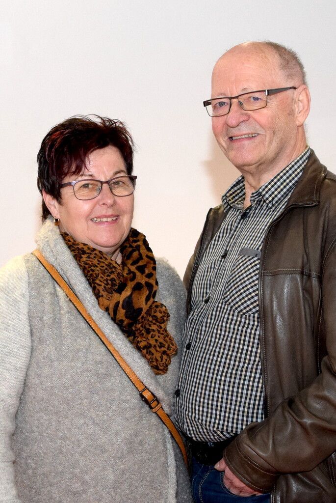 Künstler Kurt Bonner mit Ehefrau Marlene.