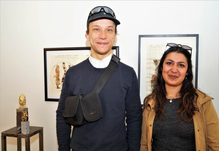 Ludwig Lissy und Mary Karabaseric fanden die Ausstellung sehr interessant.