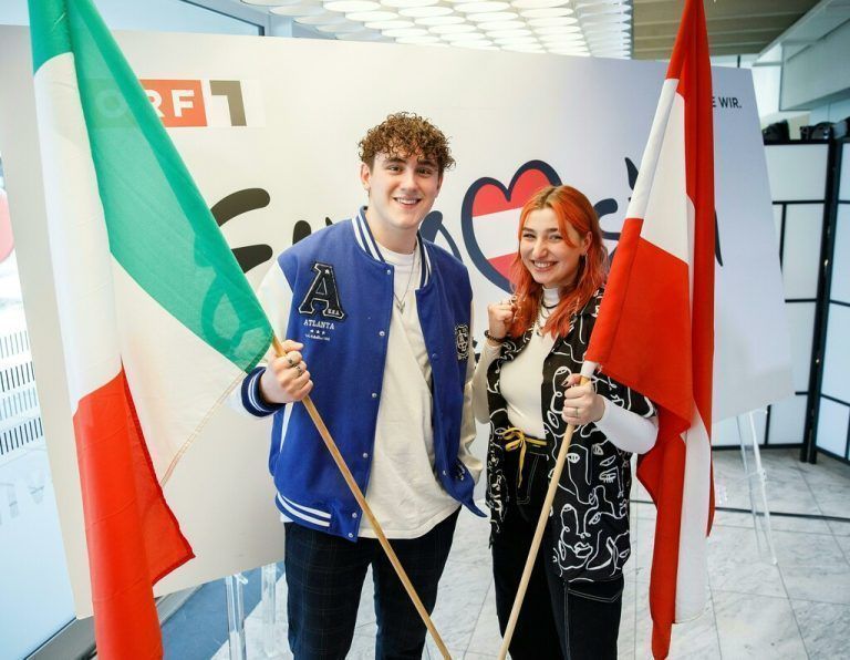 Lum!x und Pia Maria treten am 10. Mai im ersten Semifinale in Turin an. apa