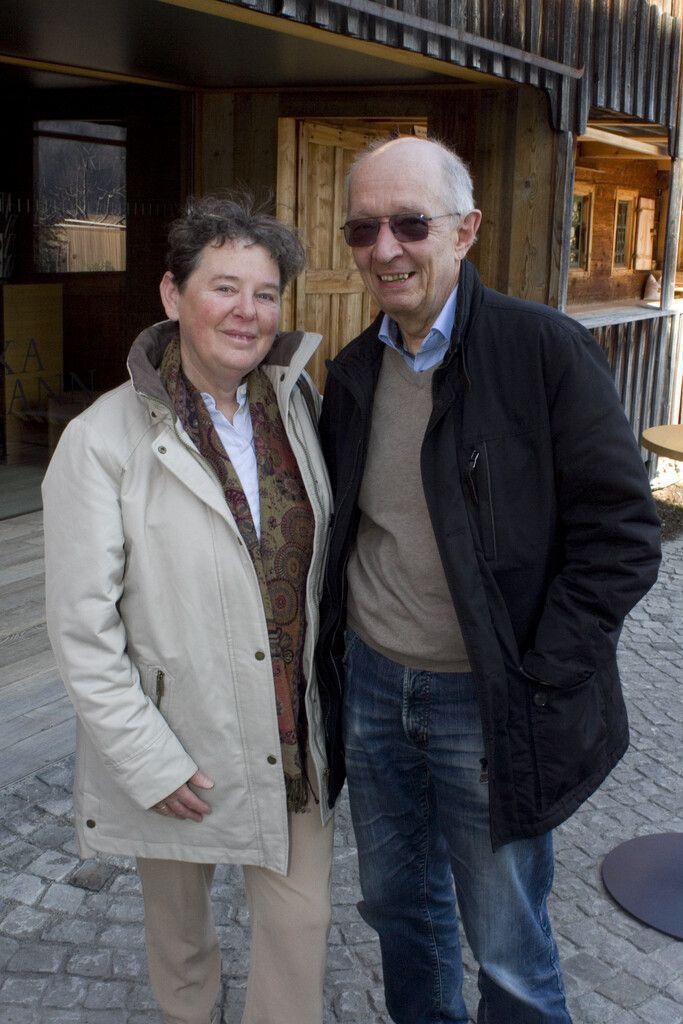 Marianne Bereuter und Kassier Joe Hinteregger.