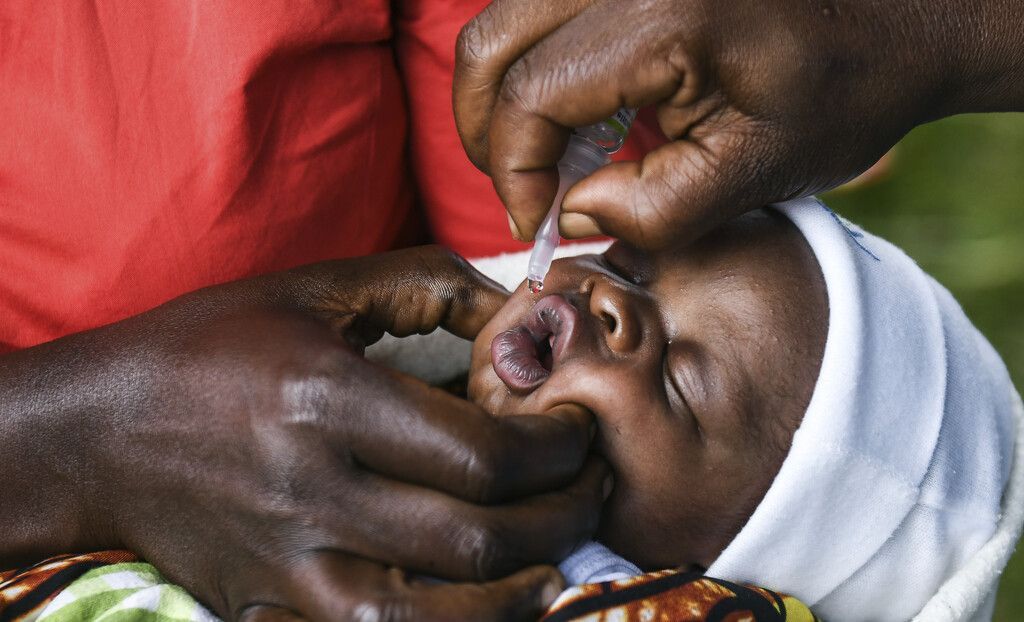 Große Impfkampagne gegen Kinderlähmung in Afrika