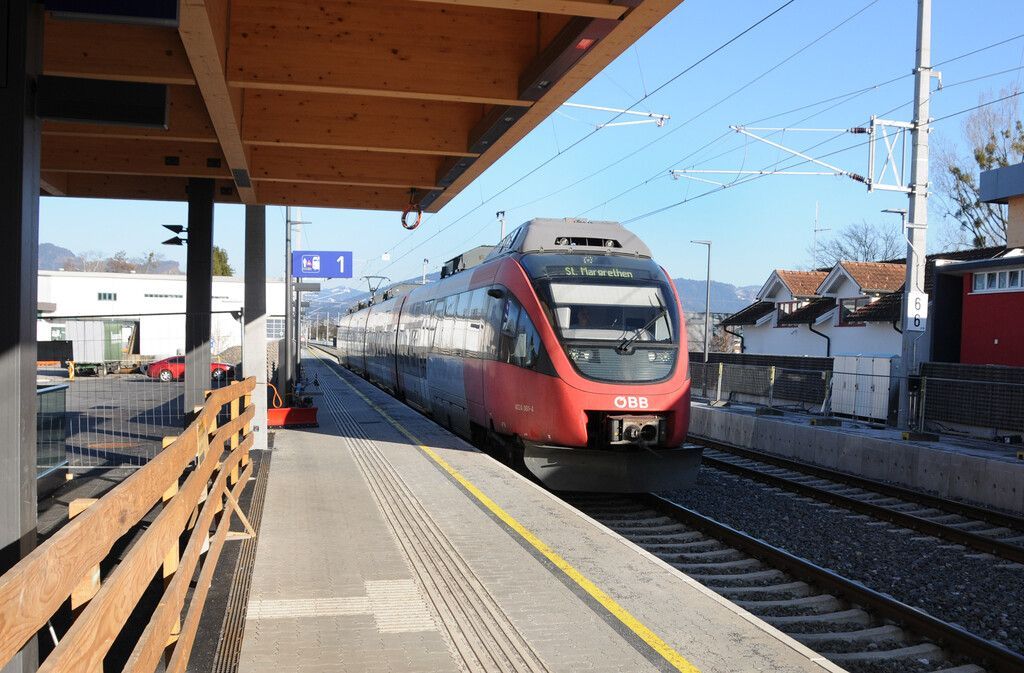 Bahnhof Hard mit neuer Unterführung