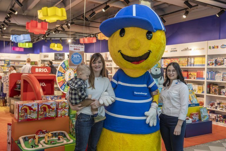 Spiele und Bücher mit pädagogischem Background stehen bei Ravensburger im Mittelpunkt - jetzt auch im Messepark. VN/Paulitsch