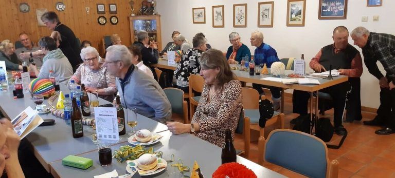 Pensionisten-Kränzchen in der Faschingszeit. Pensionistenverband Bürs