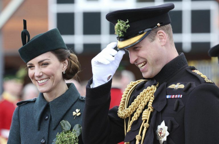 Prinz William und Herzogin Catherine haben die Parade in Aldershot besucht. AFP