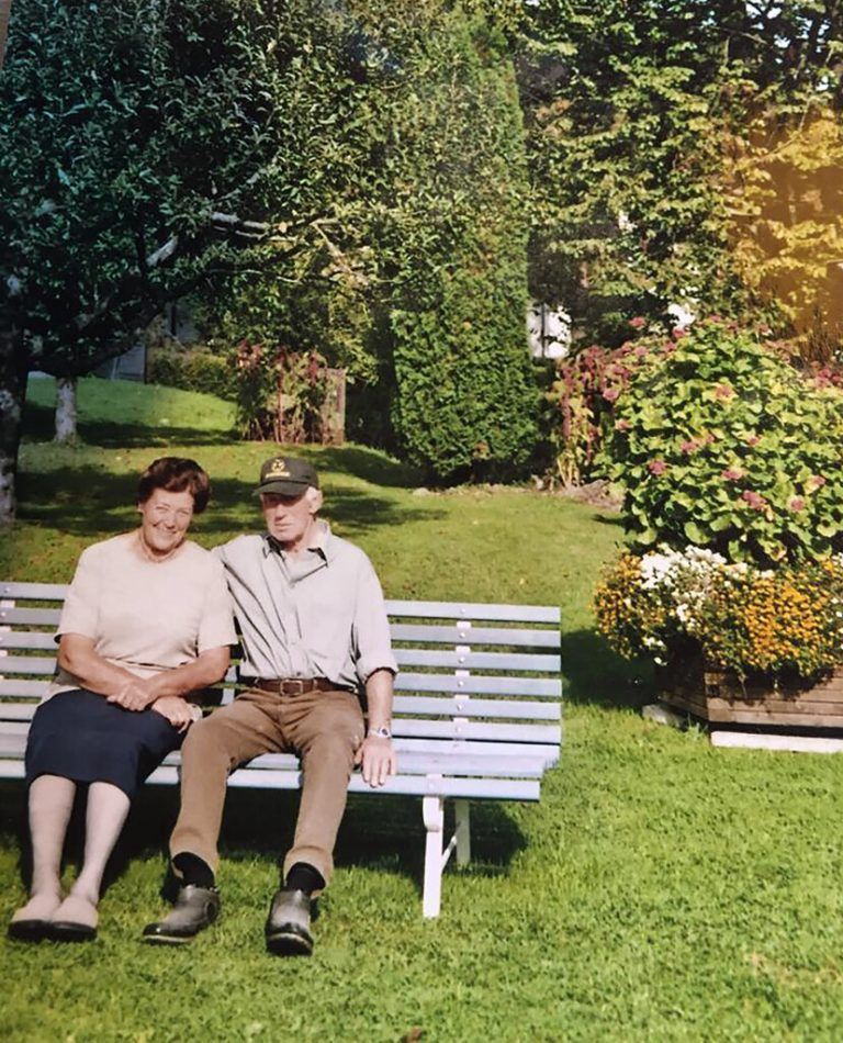 Traute Zweisamkeit. Dem Paar waren 61 gemeinsame Jahre vergönnt.