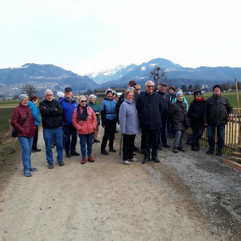 Über 30 Mitglieder des Seniorenbundes Rankweil waren bei der ersten Wanderung in diesem Jahr mit dabei. Seniorenbund Rankweil