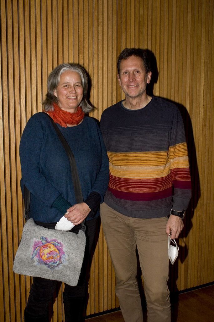 Ursula und Thomas Netzer Krautsieder bei der Lesung.