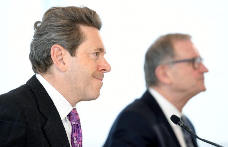 WKÖ-Präsident Harald Mahrer und Generalsekretär Karlheinz Kopf. apa/schlager