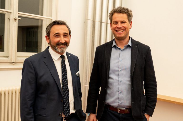 Wolfgang Ender und Markus Comploj (Getzner Holding).