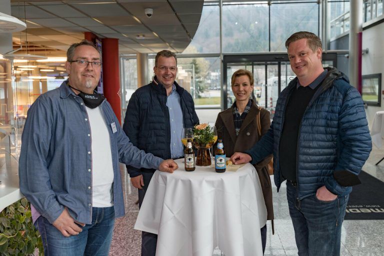 Wolfgang Seeberger, Christoph und Silvana Breuss, Michael Helm.