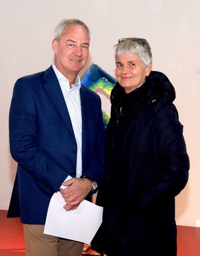 Zahnarzt Karlheinz Hribar mit Andrea.