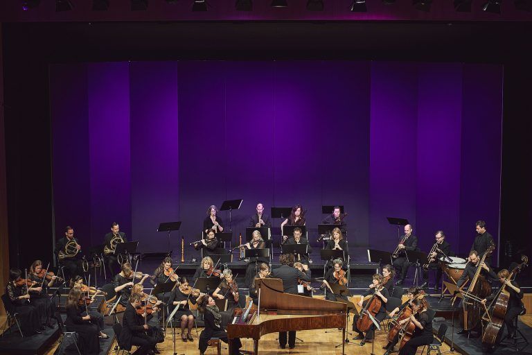 Das Ensemble Concerto Stella Matutina mit der ungarischen Solistin Petra Somlai. Todorovic