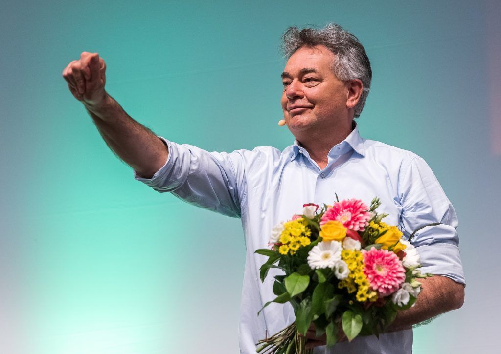 Kogler als Grünen-Chef wiedergewählt