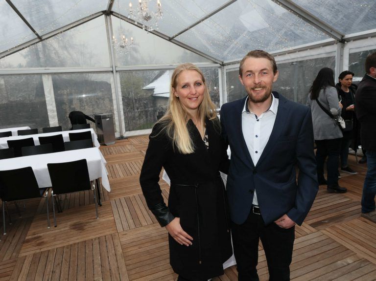 Natalie und Simon Burtscher von der Alpe Unterpartnum.