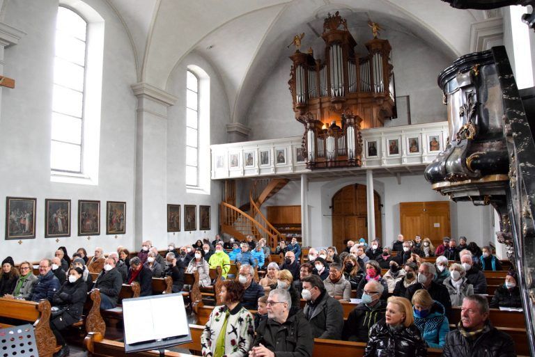 Das Eröffnungskonzert in der Bludescher Pfarrkirche lockte zahlreiche Gäste an.