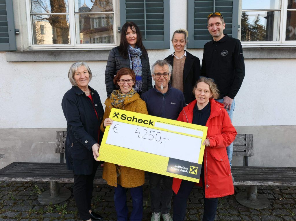 4250 Euro Spenden für &#8220;Vorarlberg hilft&#8221;
