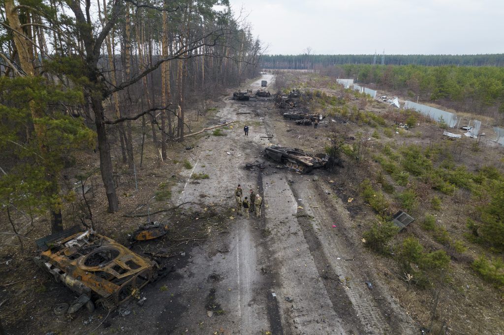 Laut Kiew &#8220;schneller Rückzug&#8221; russischer Truppen im Norden