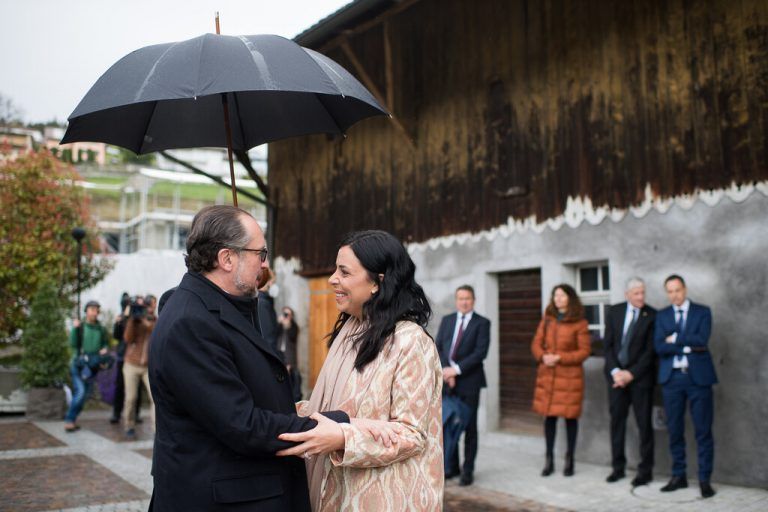 Außenminister Alexander Schallenberg traf mit seiner Amtskollegin Dominique Hasler in Liechtenstein zusammen. APA/BMEIA