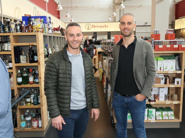 Besucherduo Mario und Jürgen Menghin.