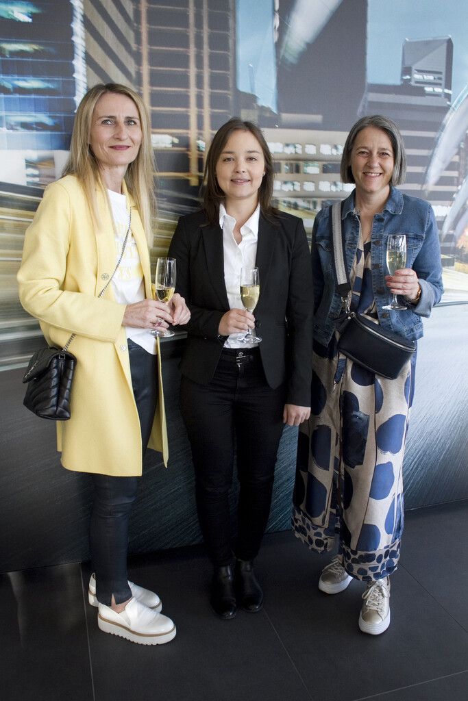 Birgit Hefel (l), Selina Lorenz und Bettina Egle.