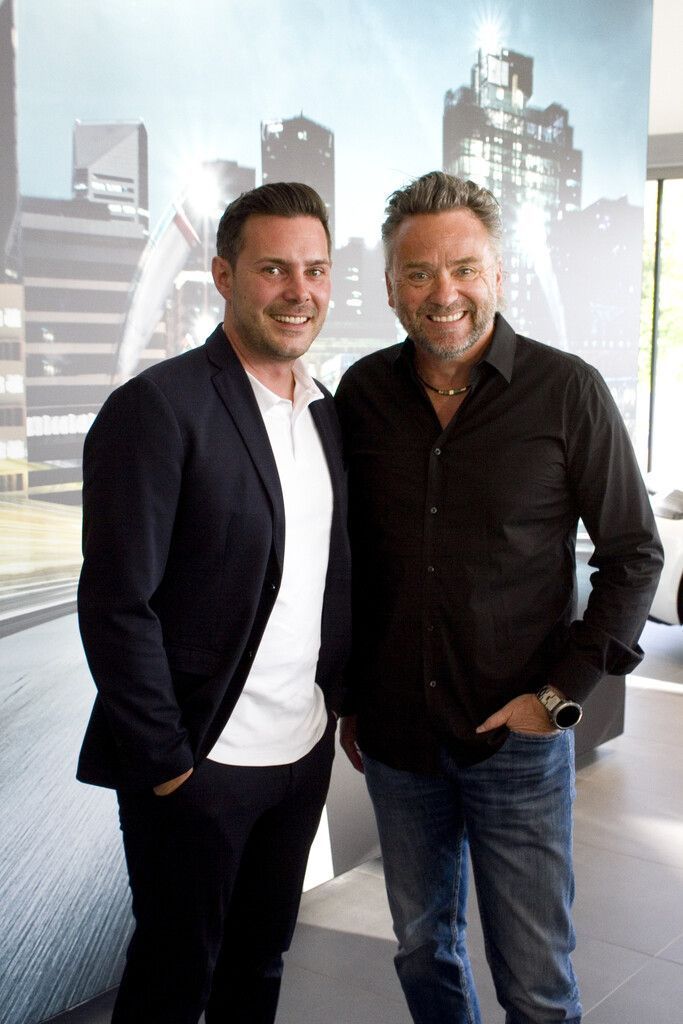 Caterer Marco Geser (links) und Harald Otti.
