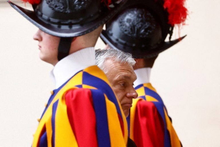 Der ungarische Ministerpräsident Viktor Orban ist zu einer Privataudienz bei Papst Franziskus im Vatikan eingetroffen. Reuters