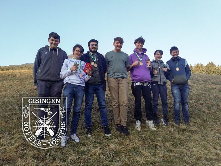 Die Jungschützen des USG Gisingen können auf ihre Ergebnisse stolz sein.USG Gisingen