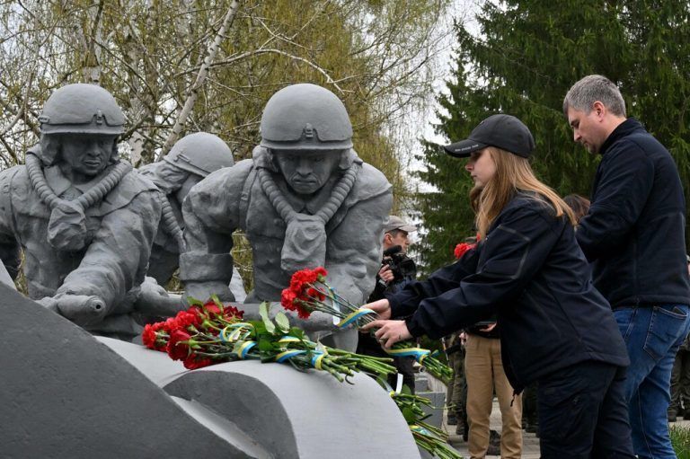 Die Ukraine gedenkt derzeit auch der Tschernobyl-Katastrophe. AFP