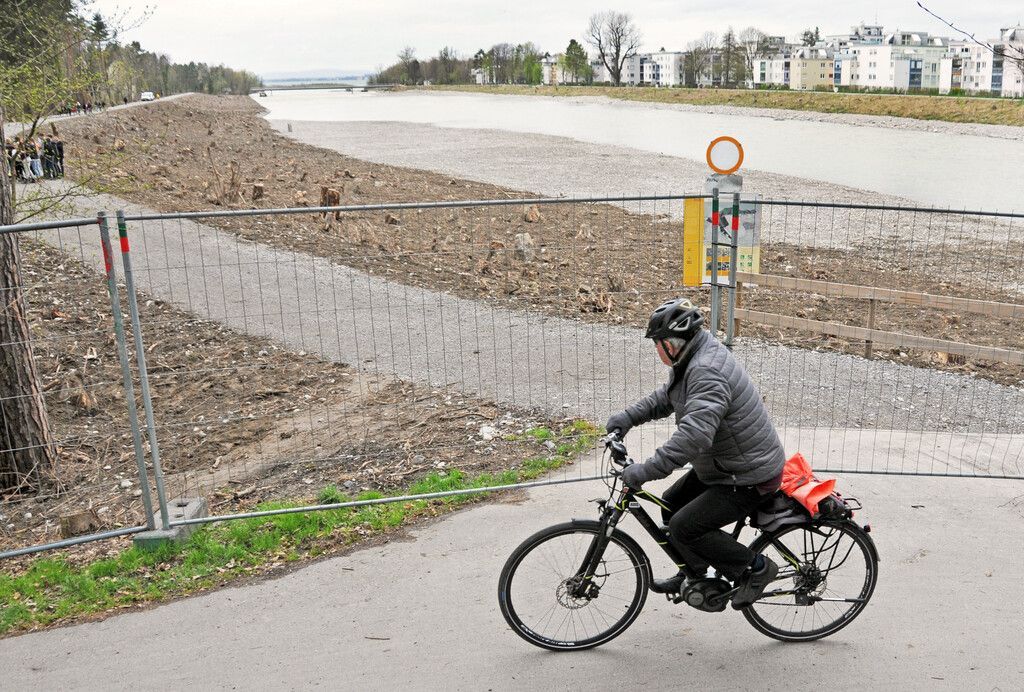 Radeln soll am Harder Achufer verboten sein