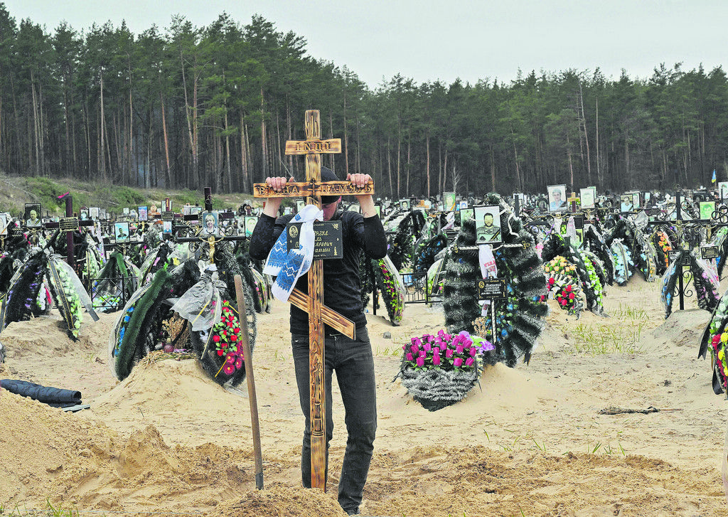 Trauer und Wut in der Ukraine
