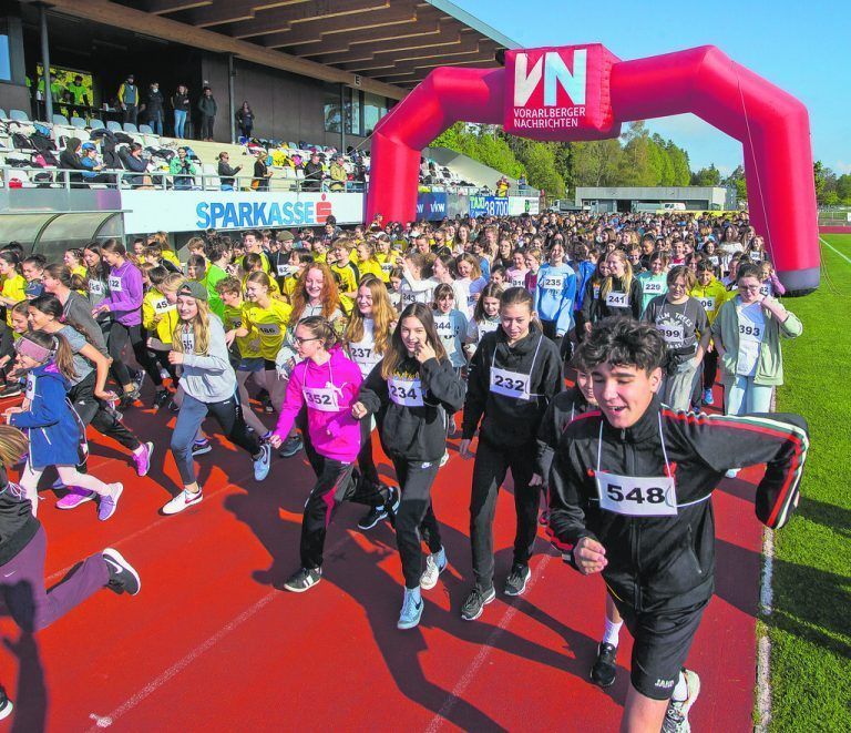 Begeisterung beim Lauf gegen die Armut