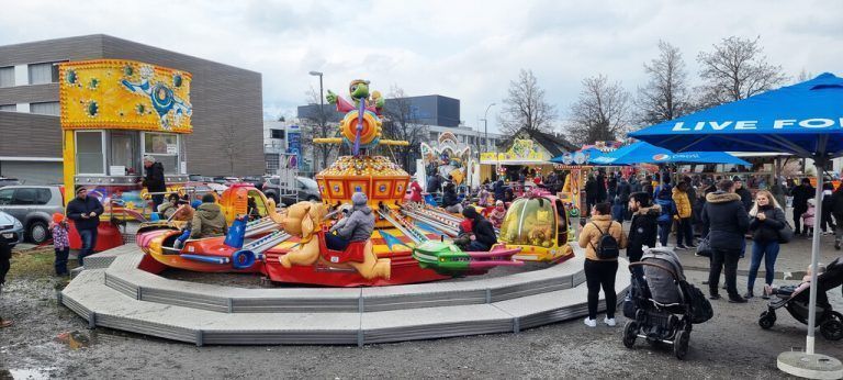 Großer Spaß beim Rummelplatz an der Oberau. TAY