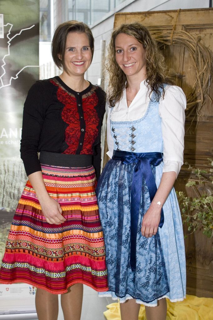 Martina Ess (l.) und Andrea Huber freuten sich über die gelungene Veranstaltung.