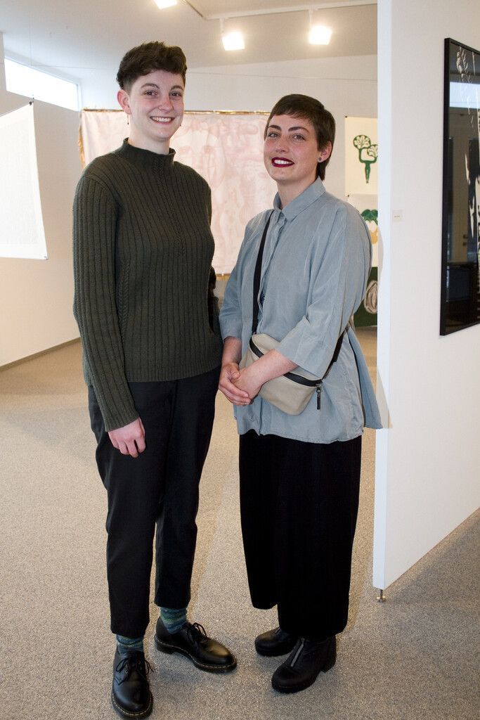 Mit dabei: Aurelia Bösch (l.) und Tabea Hampl .
