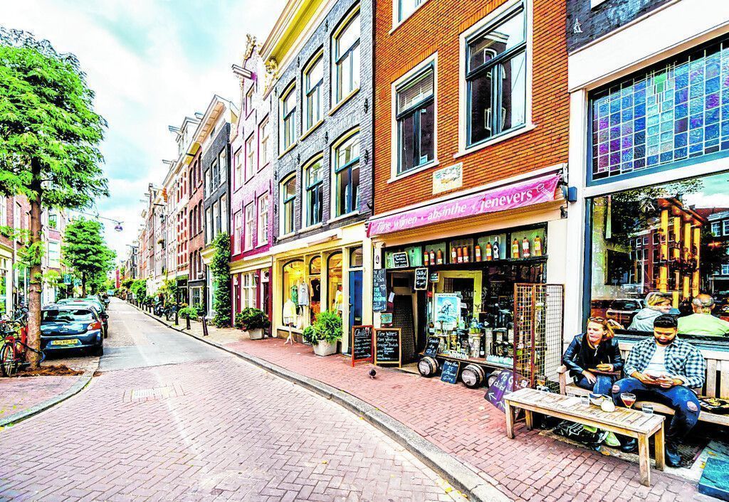 Wunderschöne Innenhöfe im Viertel Jordaan