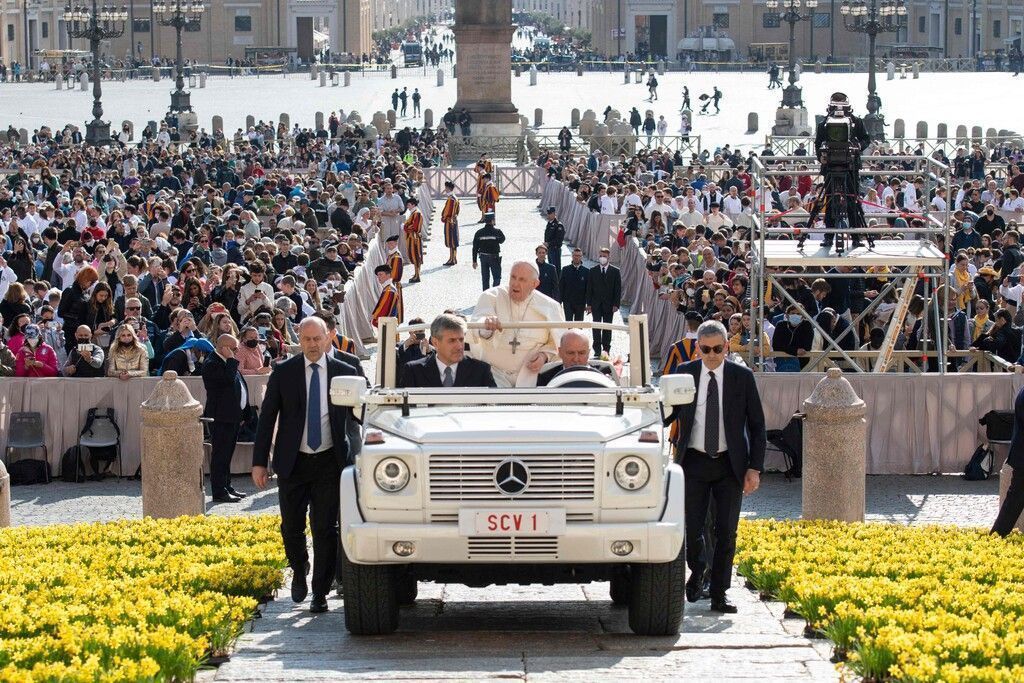 Papst-Audienz wieder auf dem Petersplatz