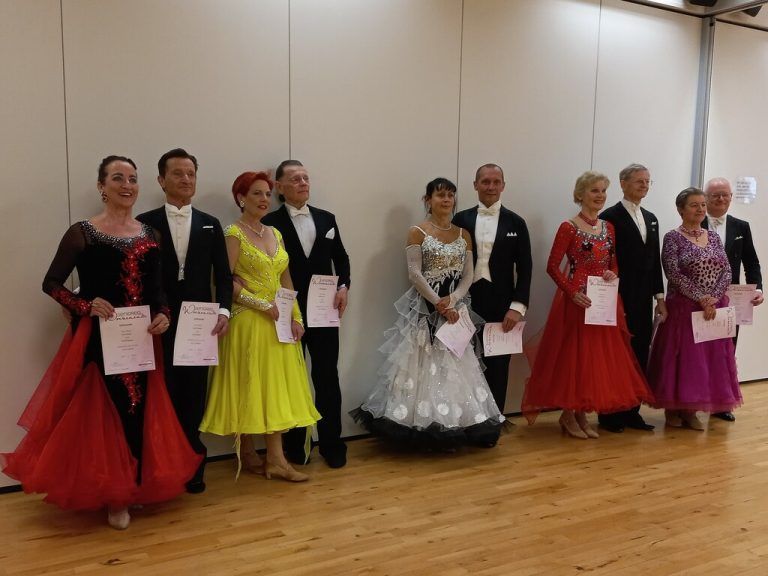 1. Platz beim Turnier-Tanz-Wochenende.TSC Bludance