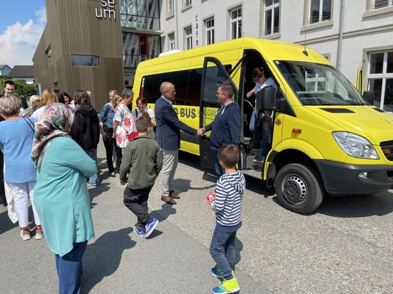 50 neue Frastanzerinnen und Frastanzer folgten der Einladung der Marktgemeinde zum Willkommensfrühstück und einer Tour durch die Kommune. Marktgemeinde