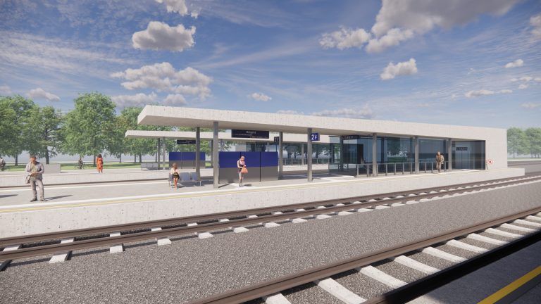 Aus alt wird neu: Die Renderings zeigen die Bahnsteige und die Unterführung nach dem Umbau. <span class="copyright">ÖBB</span>