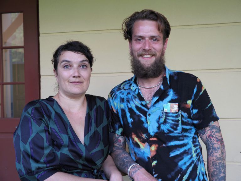 Sandra Pöltl (Kulturverein Bahnhof) und Andreas Geser.